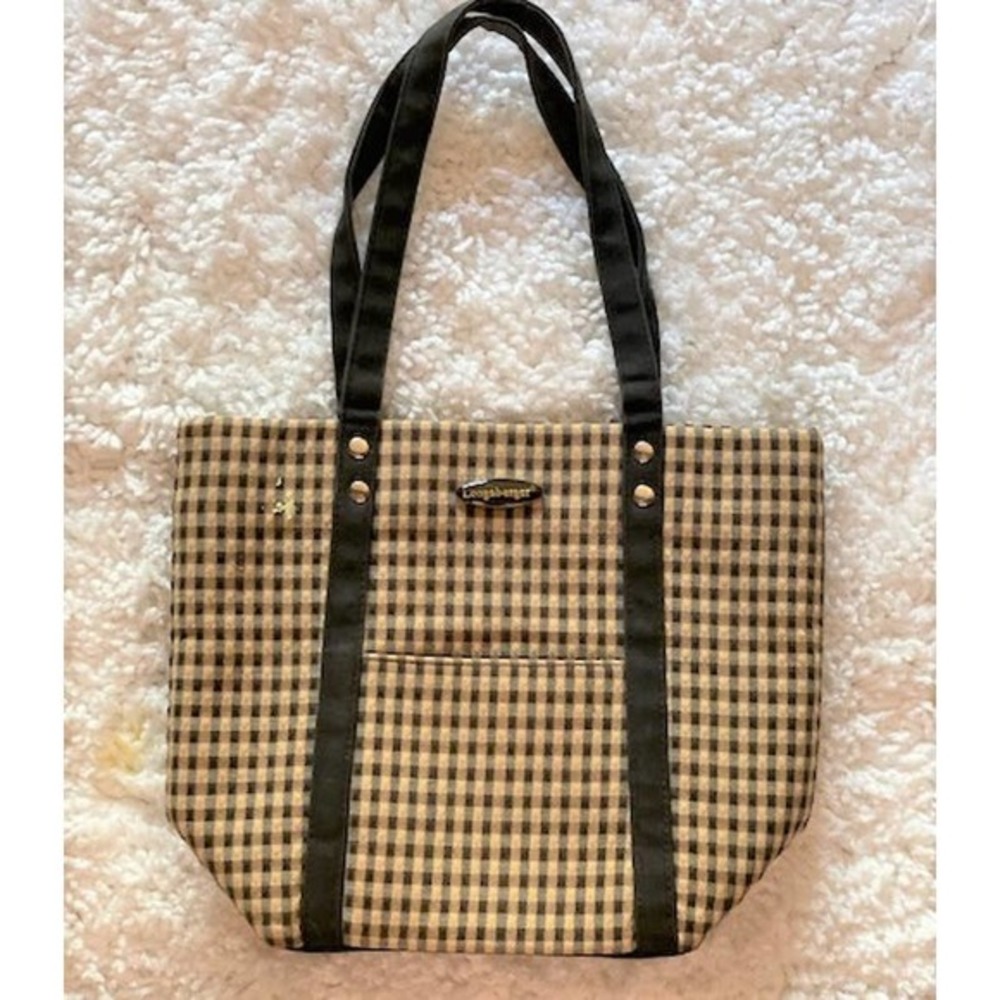 Vintage Longaberger Buffalo Plaid Purse